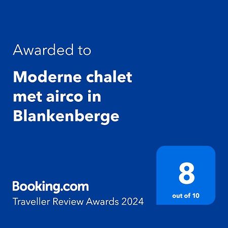 Moderne Chalet Met Airco In Blankenberge Ngoại thất bức ảnh